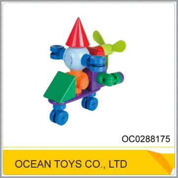 Creative plastic blocks magnetic tiles toys 26pcs OC0288175