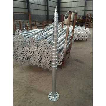 Helical Piers Ground Screw Pole Anchor