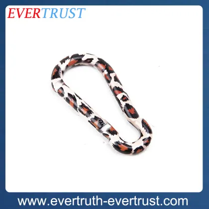 promotional custom small hiking metal carabiner hook