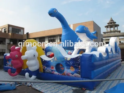 Giant ocean inflatable party city,inflatable fun city inflatable fun island for kids