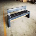 Panel solar asiento al aire libre
