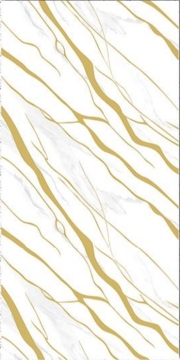 Panel Dinding Marmer Luxurious Gold Stripe PVC