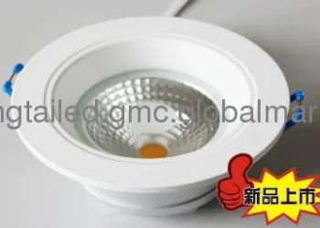 new style white 9W COB antifogging anti-glare LED downlight