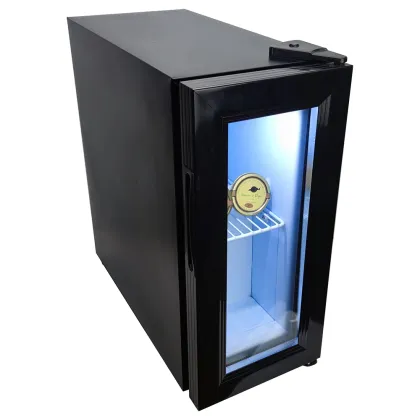 Caviar Fridge: Glass Door Mini Refrigerator