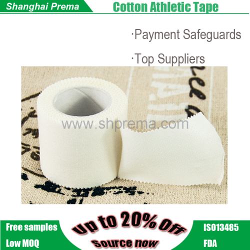 Own Factory Direct Supply cotton rigid sports tape Elastic Cohesive Bandage rayon sports rigid tape