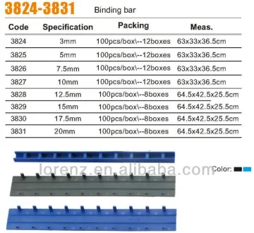 deli binding bar