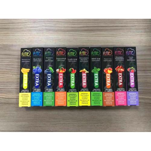 일회용 vape fume 추가 1500 퍼프 키트