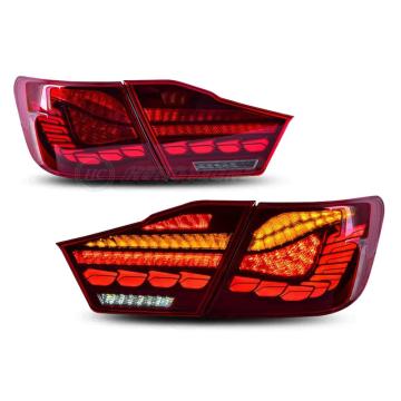 HCMOTION CAR Lámparas posteriores Conjunto DRL Start Up Animation 2012-2015 Luces traseras LED para Toyota Camry