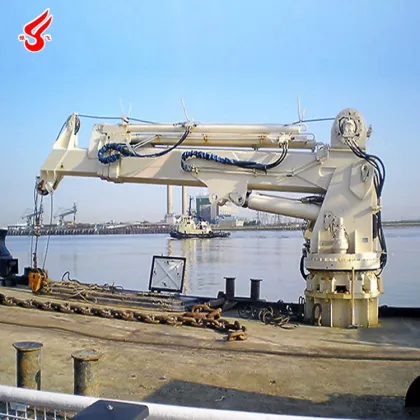 Hydraulic Floating Cranes for Marine and Deck Applications