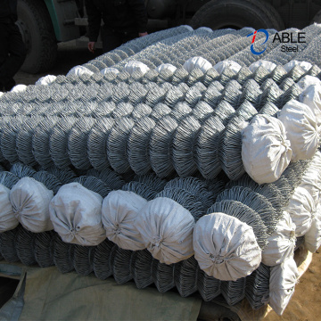 Hot Dipped Galvanized Diamond Chain Link Fence