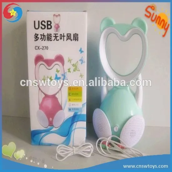 RY4100813 Multifunction Cooling Fan No blade Fan With Sounds USB Mini Fan