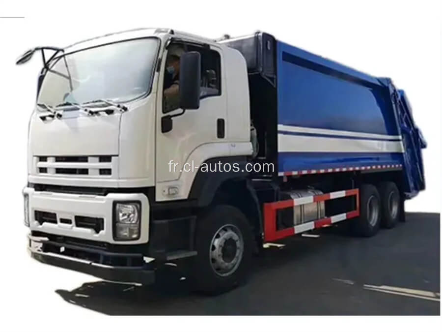 ISUZU 6X4 10 roues Tamion de déchets de déchets compacteurs