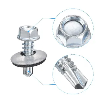 Self Drilling Screw with EPDM Washer Roofing Screws Hex Head Self Drilling Screw Ss410