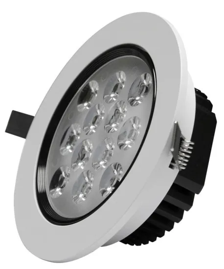 12watt Bridgelux Chip Recessed Led Downlight With Low Energy And High Power Led