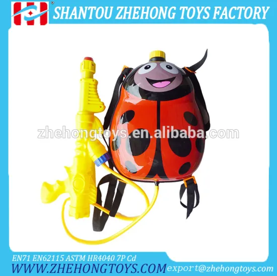 Ladybug Animal Shape Water Gun Toys Pink Water Gun With Tank