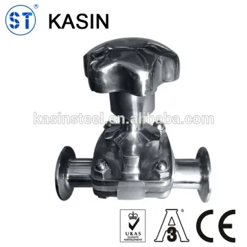 SS316L Clamped diaphragm valve