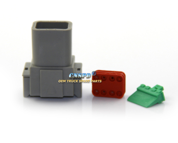 8PINS Electrical Auto Connectors DT04-08PA, ตัวเชื่อมต่อ Deutcsh สำหรับรถบรรทุกจีน
