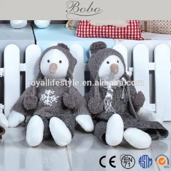 2015 Christmas gift snow man custom plush stuffed toy