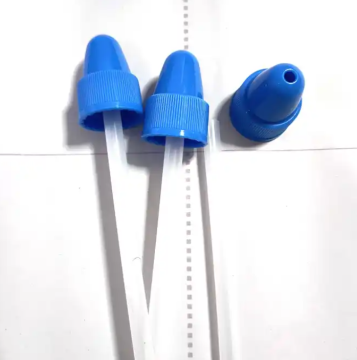 8oz 250ml Blue Cap LDPE Soft Squeeze Nasal Irrigation Bottle