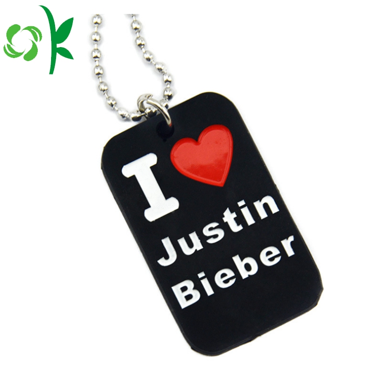 Customized Soft Silicone Pet ID Tag Dog Tags