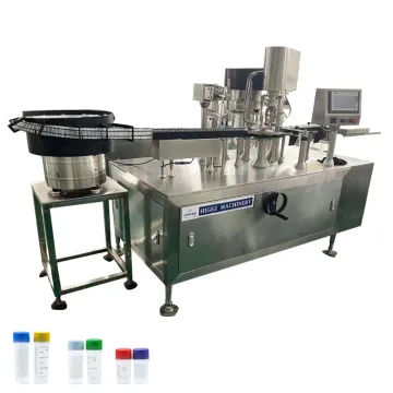 Cryo Vial Filling, Capping, and Labeling Machine Line