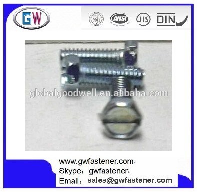 Indented Hex Slotted Head Machine Screws