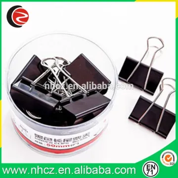 32MM Black Binder Clips tub set