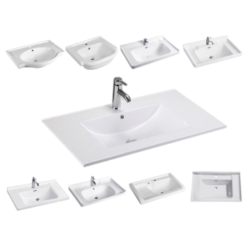 Wholesale Rectangular Ceramic Basin for Countertop