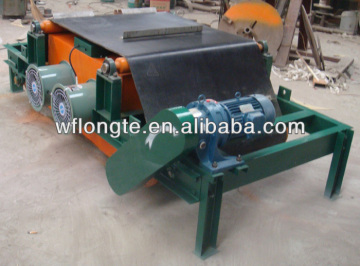 Suspension fan cooled overband conveyor belt electric magnetic separator