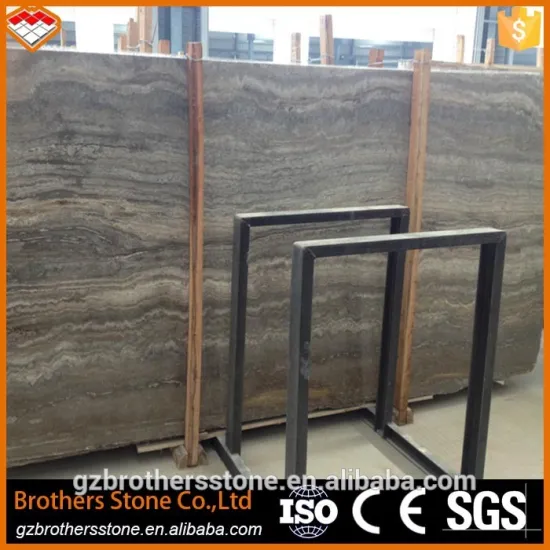 Stone marble design slab type silver travertine for interior wall decoration