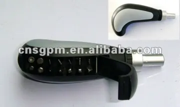 12 in 1 mini portable handle ratchet screwdriver