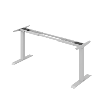 Extended-Range Square-Leg Dual-Motor Desk Frame