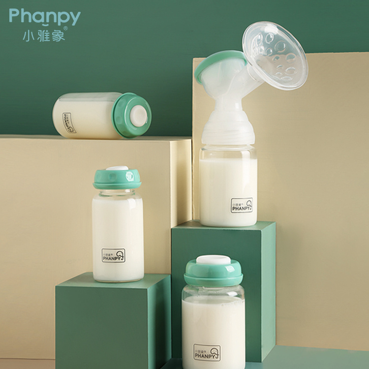 Glass Transparent Breast Milk Storage Bottle From Factory
