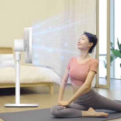 14 Inch Plastic Silent Standing Floor Electric Fan