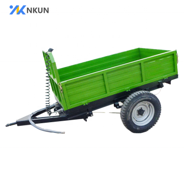 Tractor-Driven 5 Ton Hydraulic Trailer, Farm Dumper for Sale