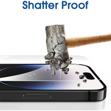 Explosionssäkert tempererat glasskärmskydd för iPhone