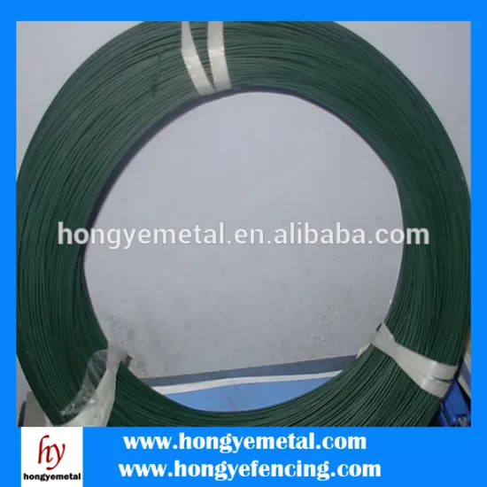 Colorful pvc coated wire fencng wire
