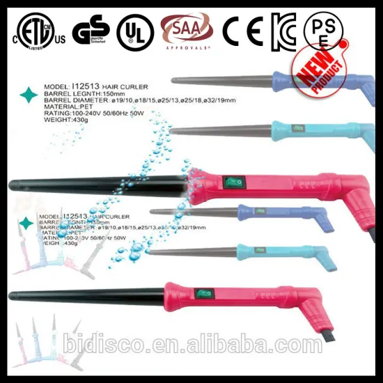 Hair salon equipment rotating conical hair curling wand from Alibaba golden supplier
