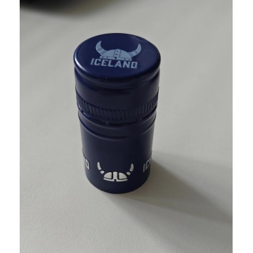 Printed embossed screwcap with liners