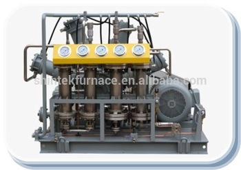 oil free small piston carbon dioxide gas booster compressor