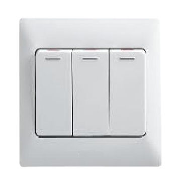10A 250V 3-gang 1-way Switch