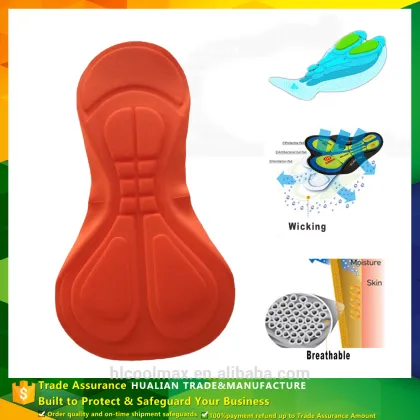 Comfortable 3D coolmax cycling pad
