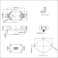 CR2450N Coin Cell Battery Holders DIP with PC Pin