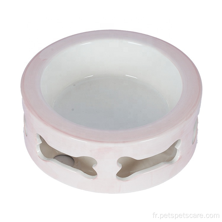 Puppy Dog Ceramic Dog Bowl personnalisable