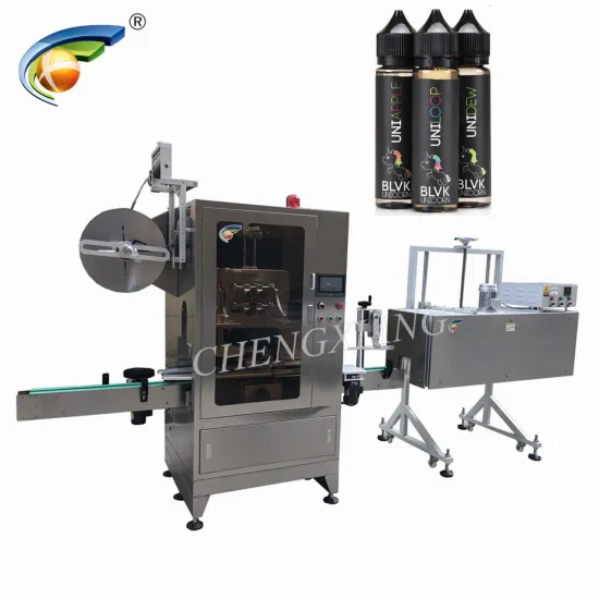 Automatic Tin Jar Bottle Shrinking Sleeve Labeling Machine with Easy Operation