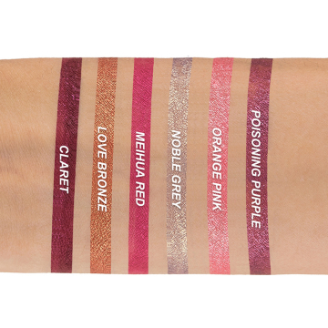 Lila Lippenstift Lip Gloss Perllegierender Glitter Matte Lippenstift