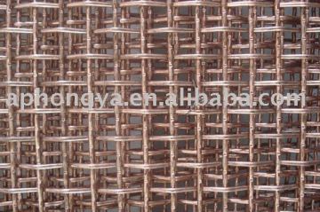 copper crimped wire mesh,cooper wire mesh