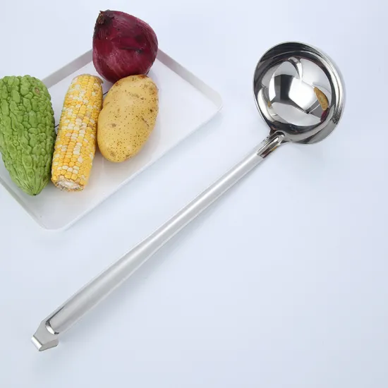Stainless Steel Long Soup Ladle With Hook