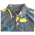 Men Casual Cotton Umbrella Tree Print Shirt