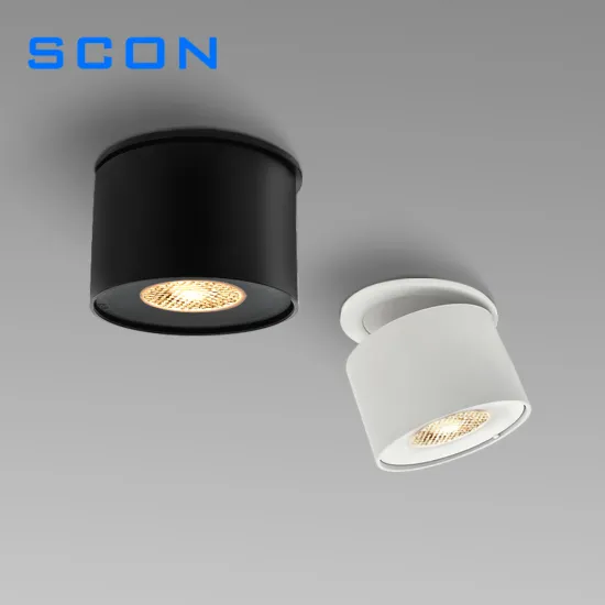 Modern 7W Cob LED Ceiling Spotlights - Scon Cri93 Rotatable Surface Mounted Downlights
